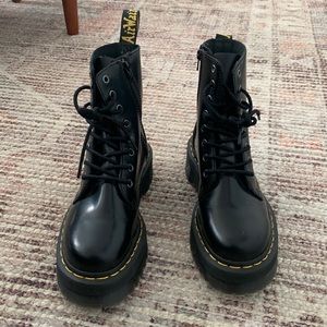 Dr. Martens Jaden Smooth Leather Platforms